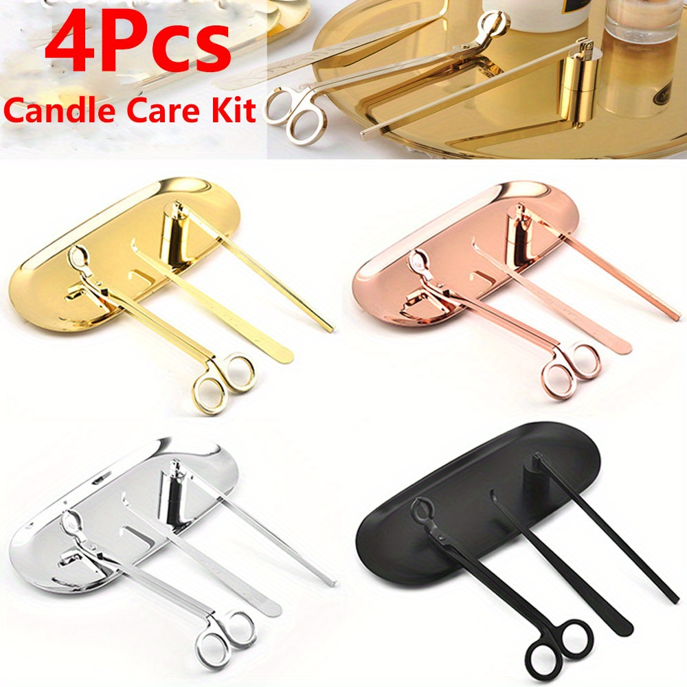 4pcs/set Luxury Candle Care Ki - مراجعة Home Decor Deals وسعره