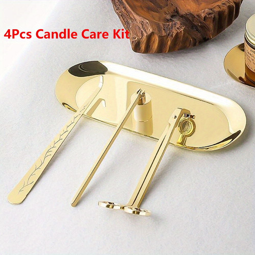 4pcs/set Luxury Candle Care Ki - مراجعة Home Decor Deals وسعره