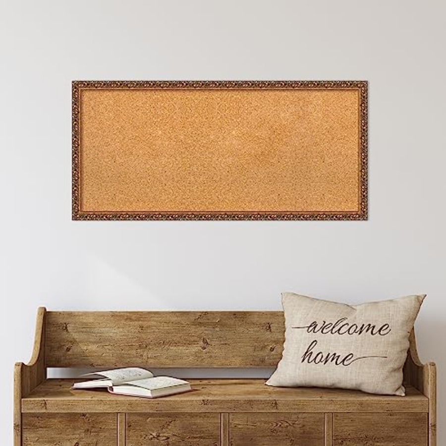 Natural Cork Board for Wall 18 - مراجعة Home Decor Vision Board وسعره