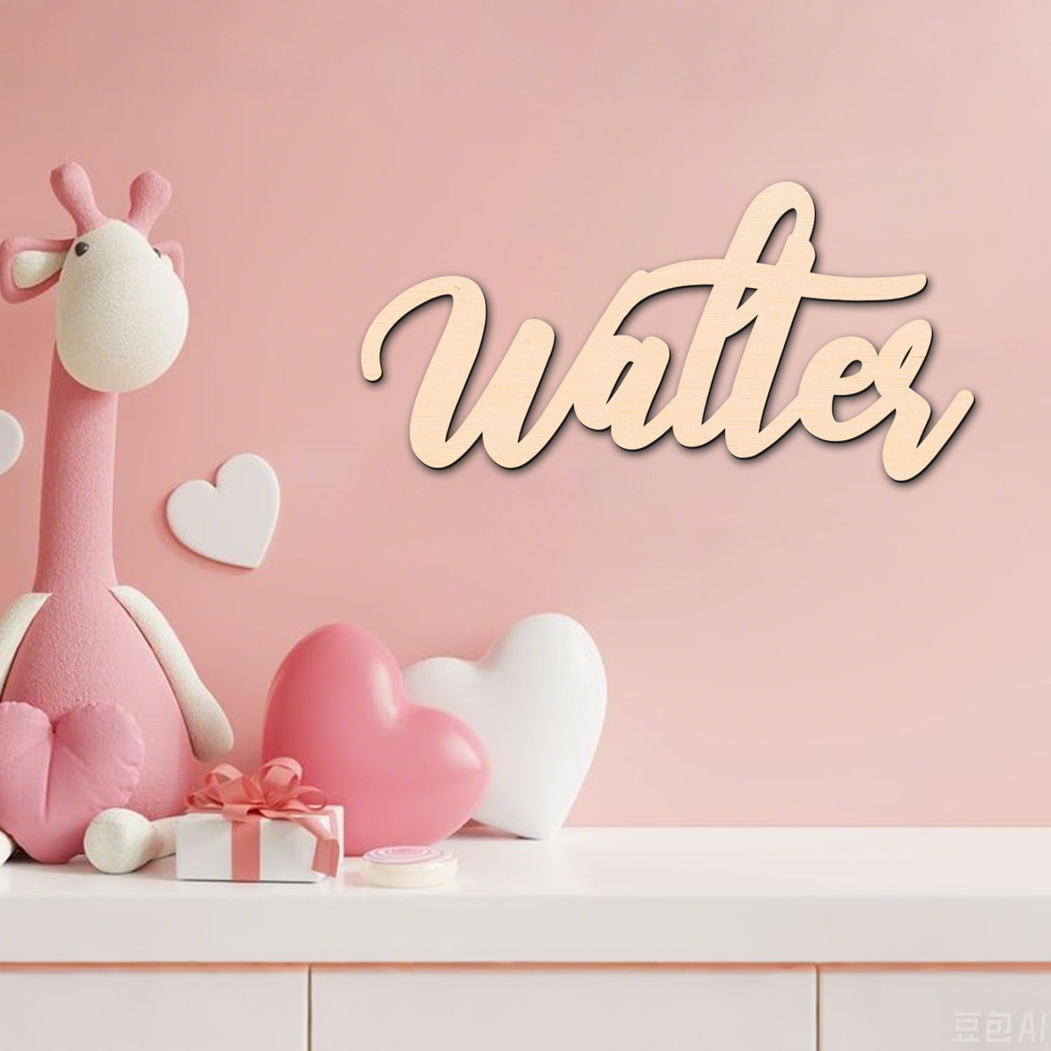 1pc Personalized Wooden Name S - مراجعة Home Decor Inspo وسعره