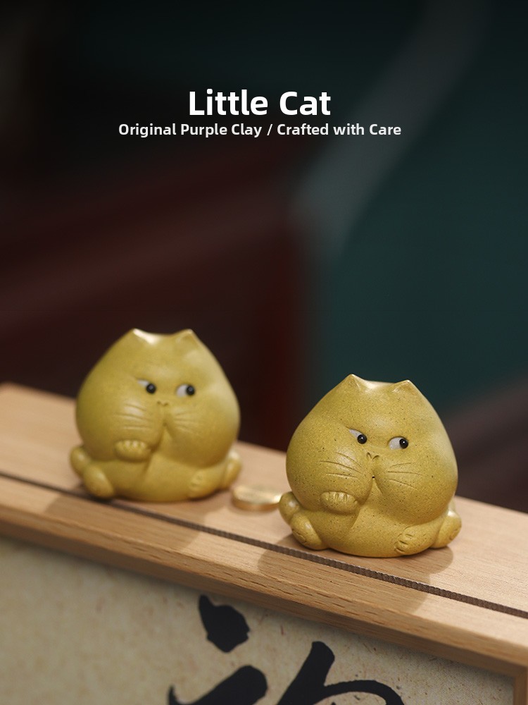 Handmade Purple Clay Tea Pet C - مراجعة Home Decor From Clay وسعره