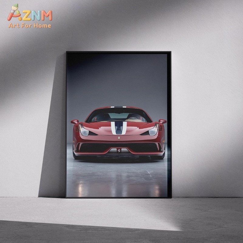 AZNM Ferrari Supercar Collecti - مراجعة Watercolor Poster Print وسعره