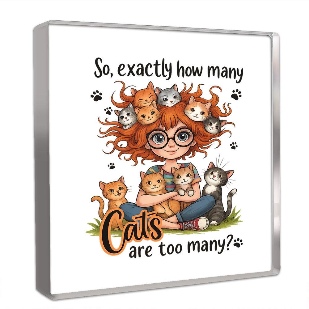 Cute Acrylic Cat Desk Decor, C - مراجعة Home Decor How To وسعره