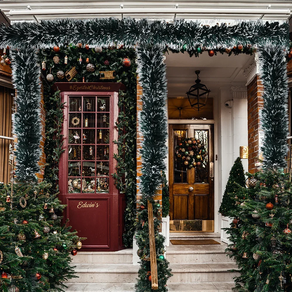 2/40m Christmas Tinsel Ribbons - مراجعة Home Decor Xmas Tree وسعره