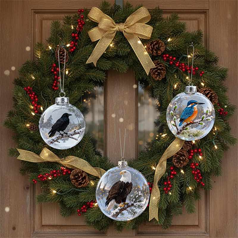 Nature's Birds Clear Christmas - مراجعة Home Decor Xmas Tree وسعره