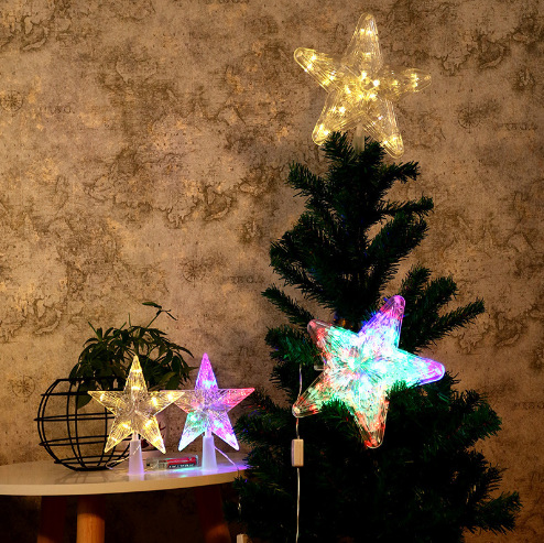 15/19/23cm Christmas Tree Top  - مراجعة Home Decor Xmas Tree وسعره