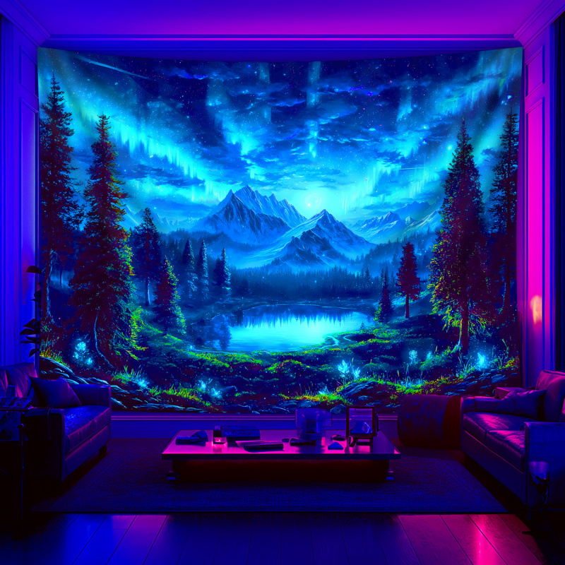 VIKAMA Starry Sky Mountain Ran - مراجعة Home Decor Range وسعره