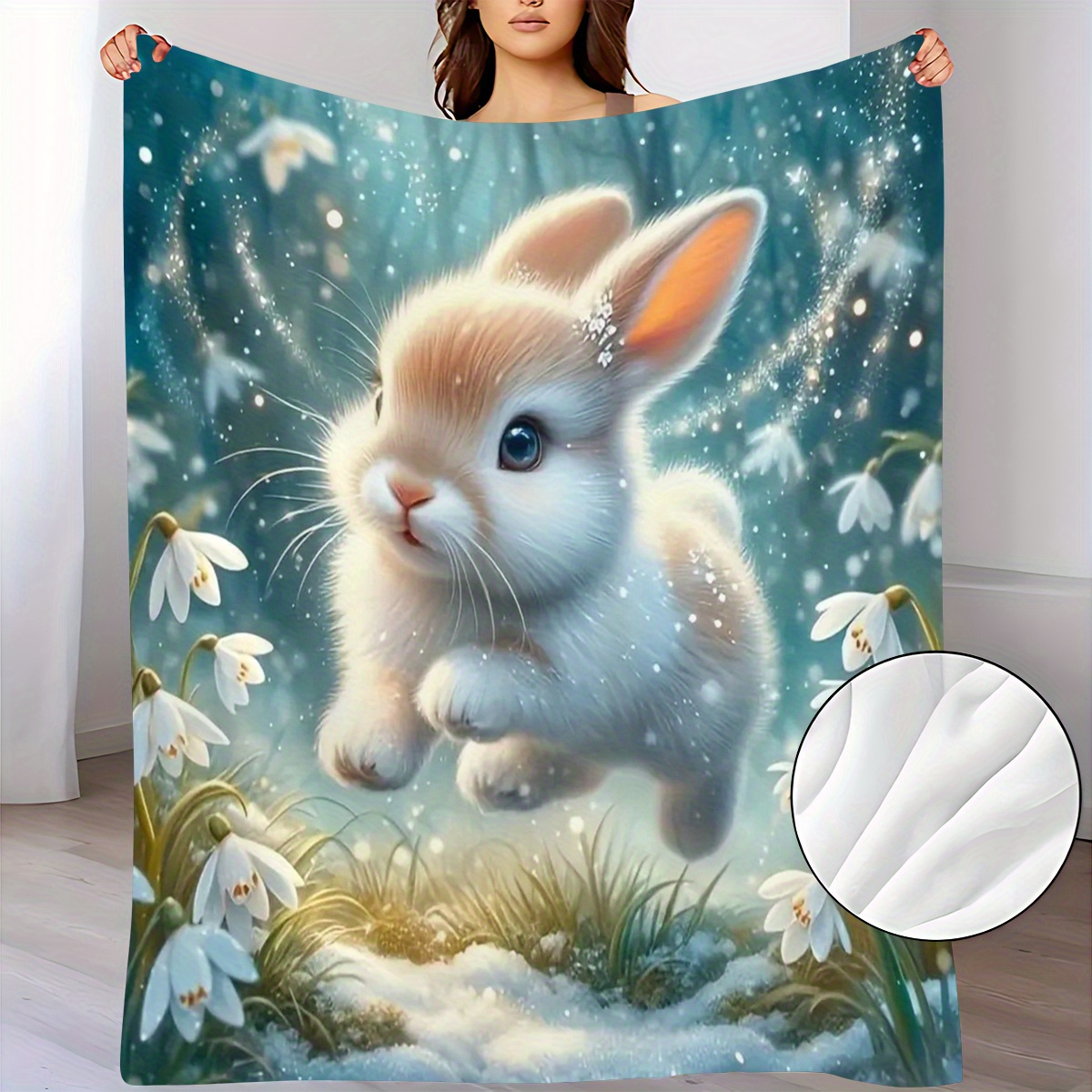 Top Pick Cozy Snowflake Flanne - مراجعة Neutral Throw Blanket وسعره