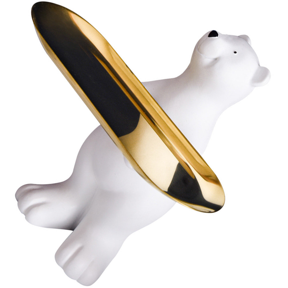 Resin Bear Storage Tray with R - مراجعة Home Decor Organizer وسعره
