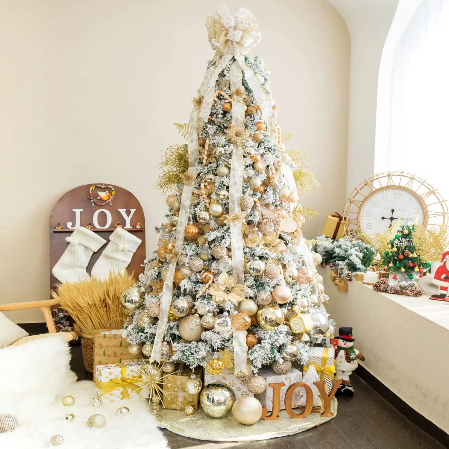 24PCS Shatterproof Christmas B - مراجعة Home Decor Xmas Tree وسعره