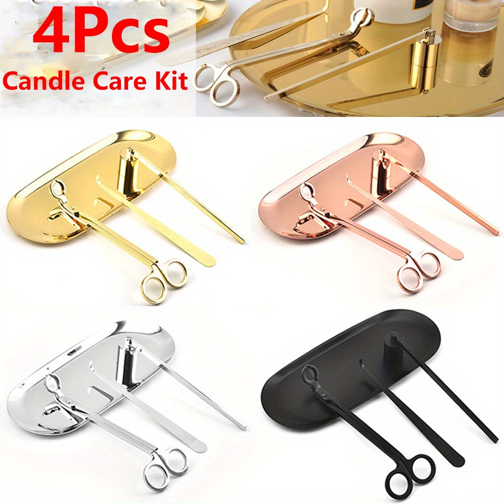 4pcs/set Luxury Candle Care Ki - مراجعة Home Decor Deals وسعره