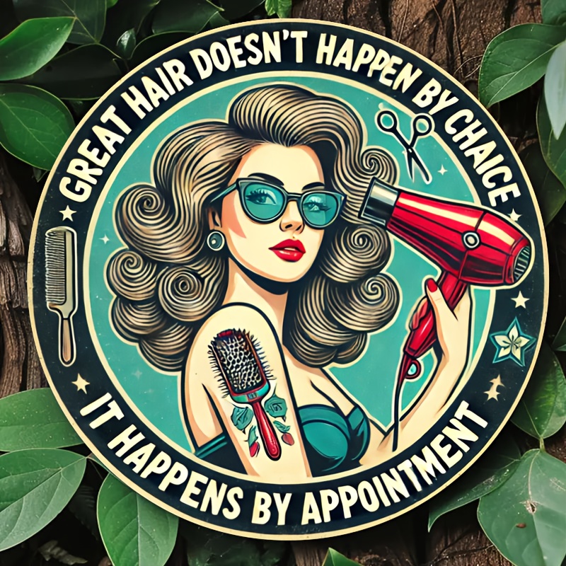 1pc Retro Hair Care Metal Alum - مراجعة Home Decor Shop وسعره