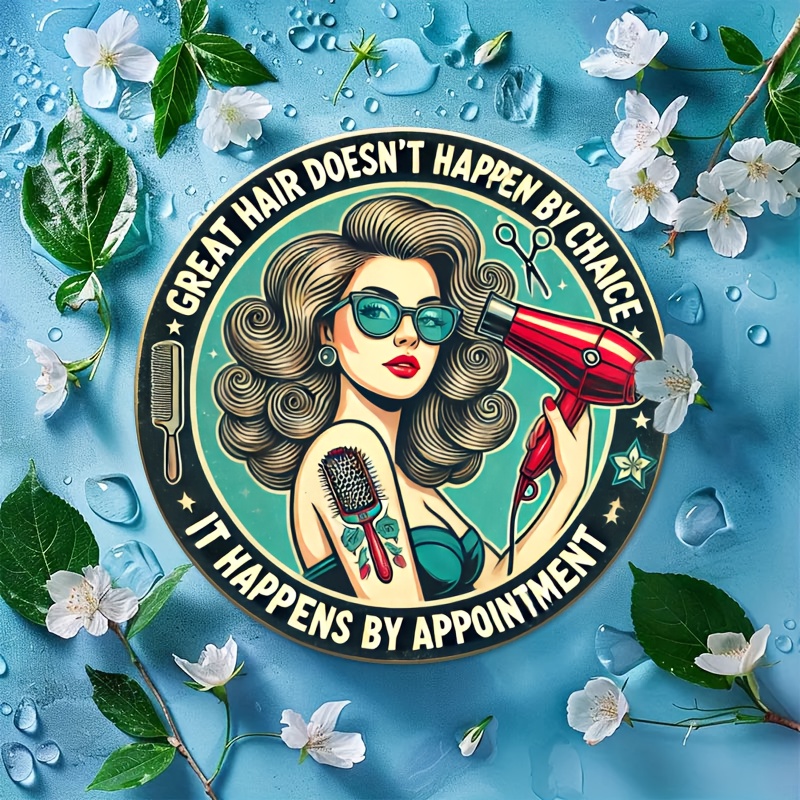 1pc Retro Hair Care Metal Alum - مراجعة Home Decor Shop وسعره