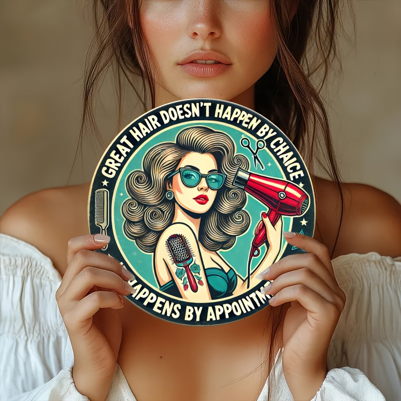 1pc Retro Hair Care Metal Alum - مراجعة Home Decor Shop وسعره