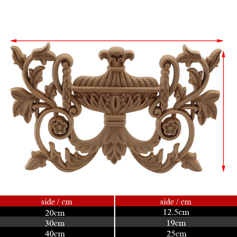 Wall Wood Carved  Applique Woo - مراجعة Home Decor Wall Molding وسعره