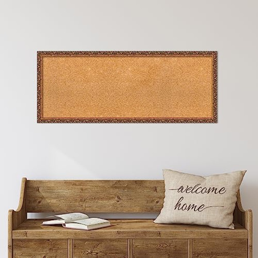 Natural Cork Board for Wall 16 - مراجعة Home Decor Vision Board وسعره
