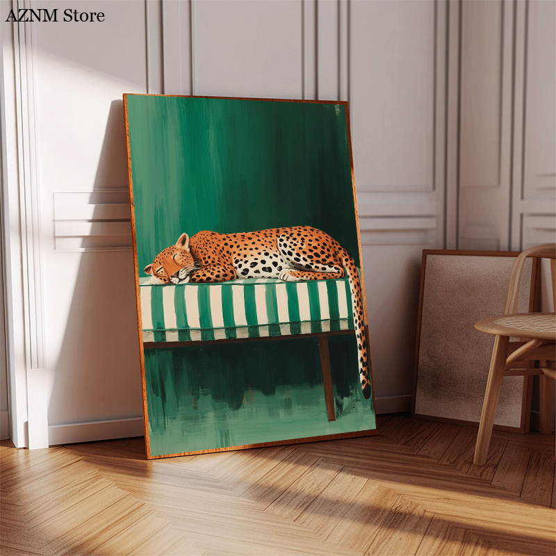 Trendy Cheetah Art Print Poste - مراجعة Watercolor Poster Print وسعره
