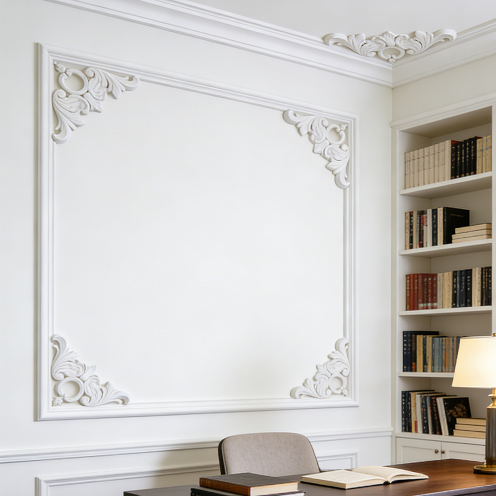 PU Ceiling Molding Kit Wall Mo - مراجعة Home Decor Wall Molding وسعره