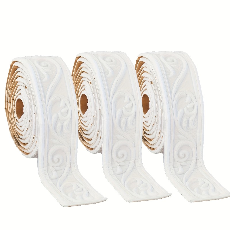 3D embossed flexible foam wall - مراجعة Home Decor Wall Molding وسعره