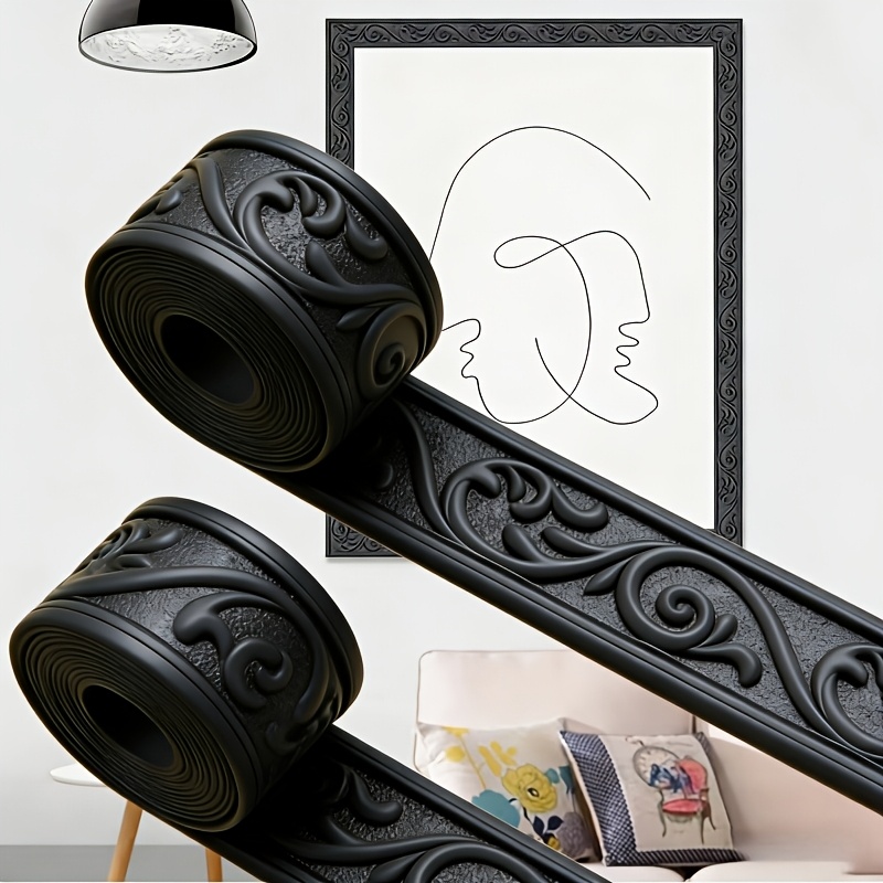 3D embossed flexible foam wall - مراجعة Home Decor Wall Molding وسعره