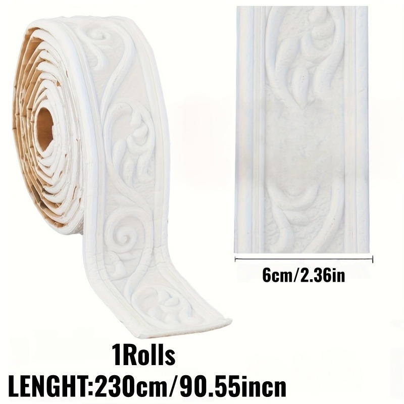 3D embossed flexible foam wall - مراجعة Home Decor Wall Molding وسعره
