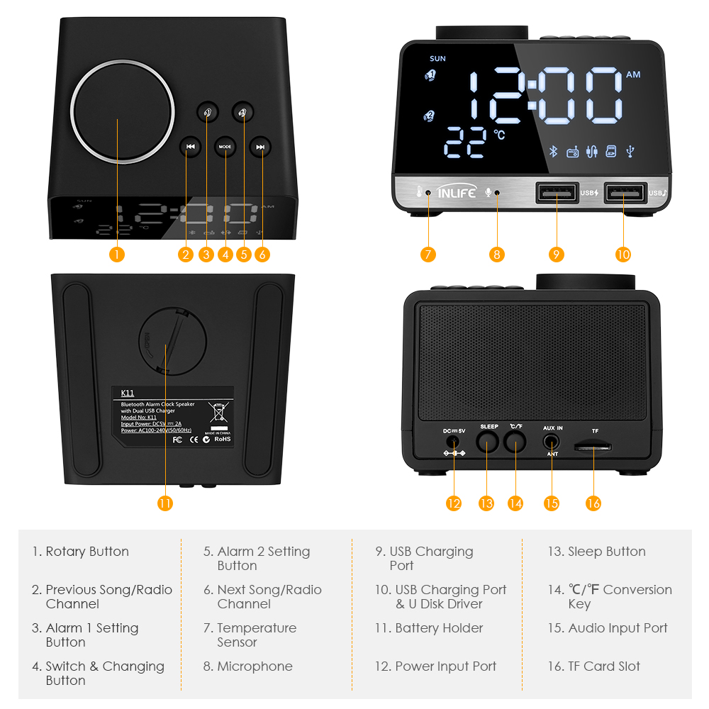 2026 Hot K11 Bluetooth-compati - مراجعة Home Decor Range وسعره
