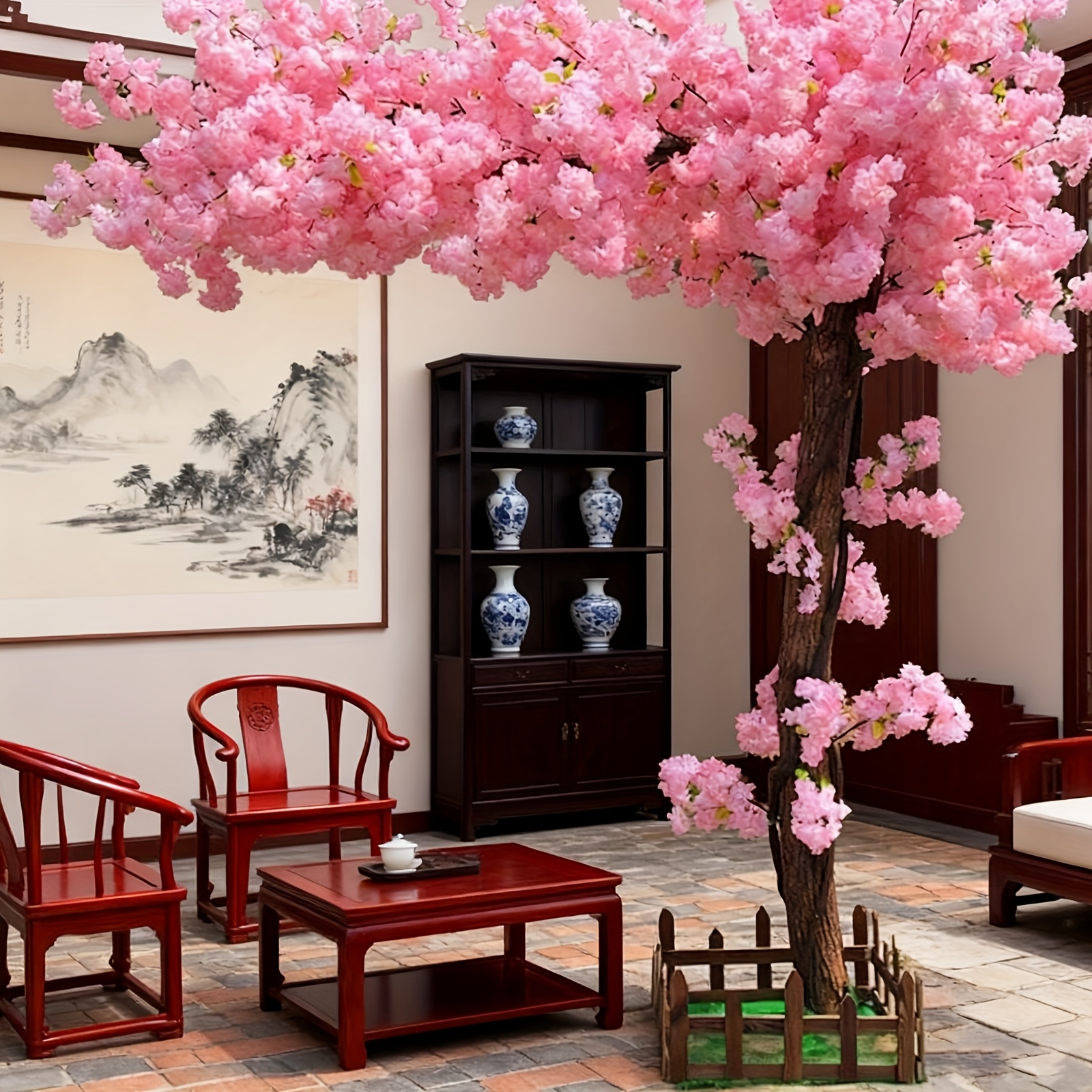 Artificial Cherry Blossom Tree - مراجعة Home Decor Shop وسعره