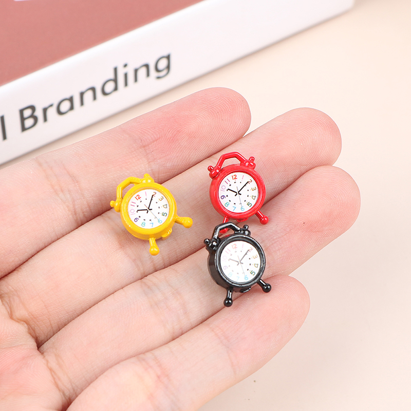1PC 1:12 Scale Alarm Clock Dol - مراجعة Home Decor Deals وسعره