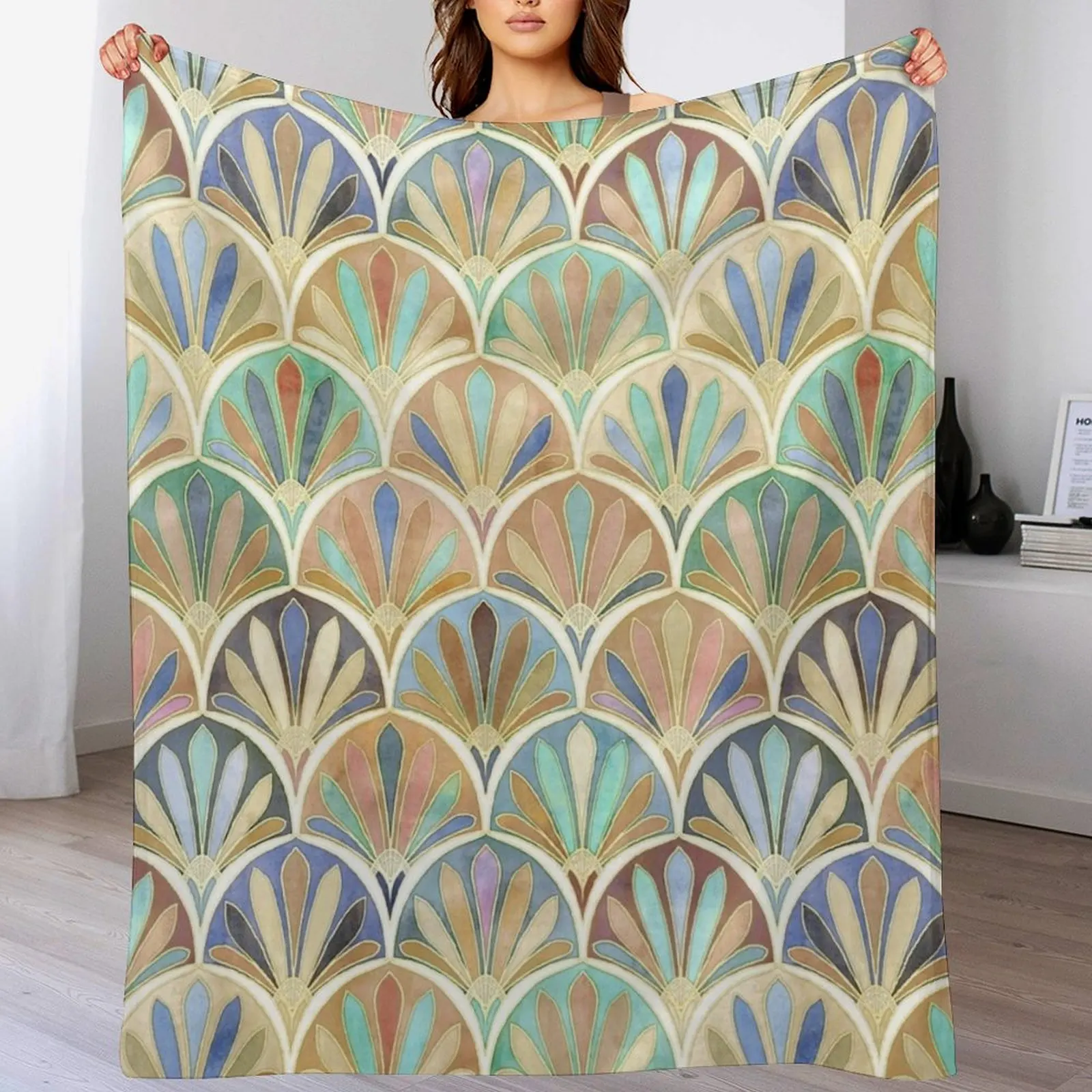 Autumn Neutrals Vintage Twenti - مراجعة Neutral Throw Blanket وسعره