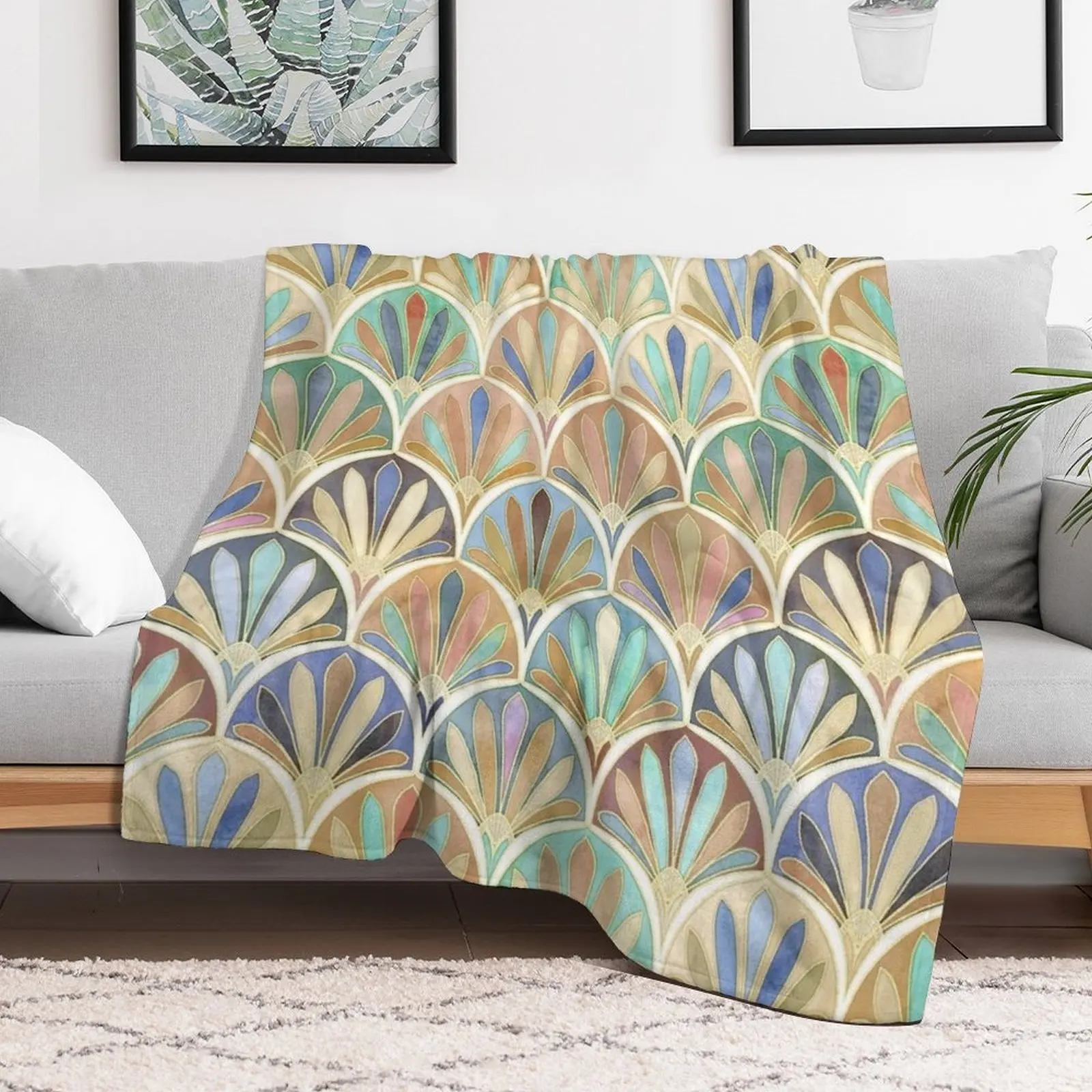 Autumn Neutrals Vintage Twenti - مراجعة Neutral Throw Blanket وسعره