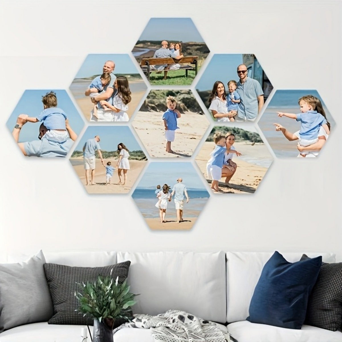 Custom Wall Decor — Modern Hex - مراجعة Home Decor Inspo وسعره