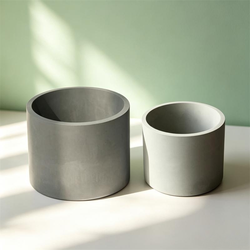 Large Round Concrete Flower Po - مراجعة Succulent Planter Pot وسعره