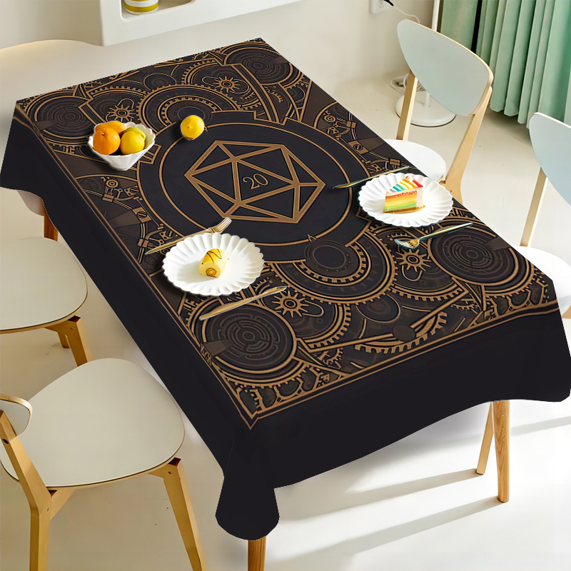 Steampunk Black Golden Gear Pa - مراجعة Home Decor Inspo وسعره