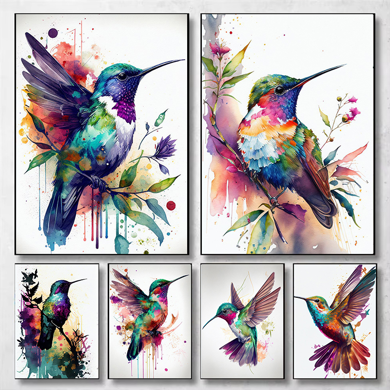 (1pc frameless)Watercolor Colo - مراجعة Watercolor Poster Print وسعره