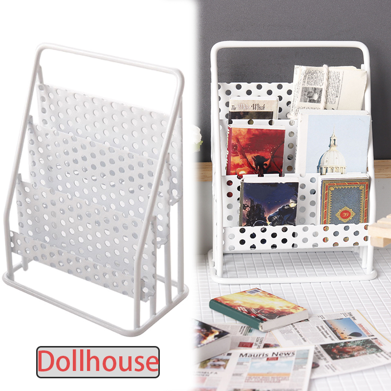 1:12 Dollhouse Iron Storage Ra - مراجعة Home Decor Organizer وسعره