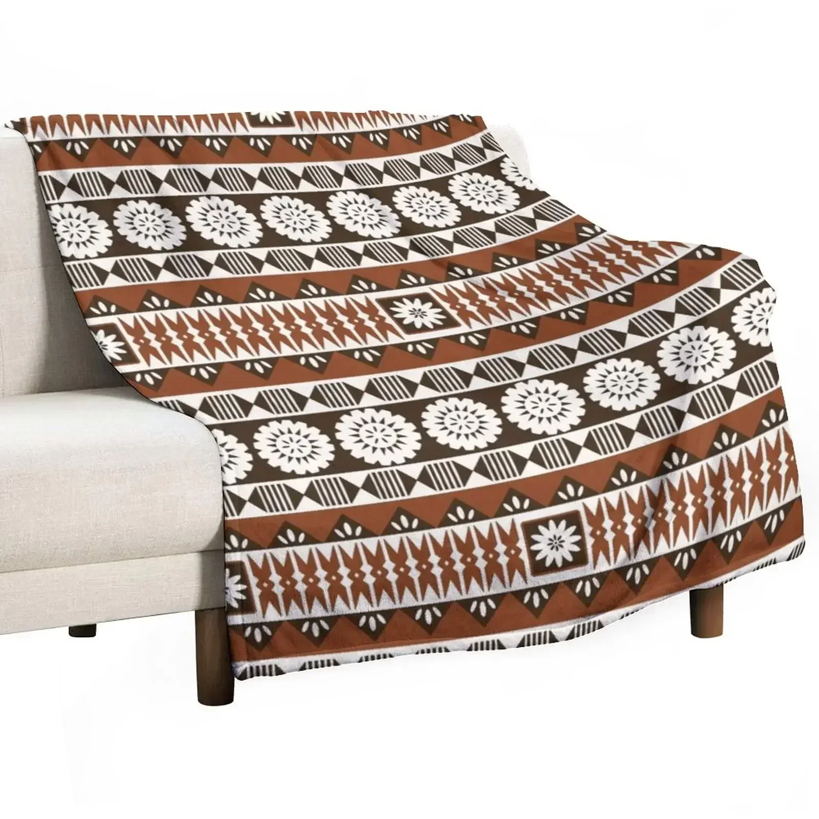 Fijian Masi 2 - Neutrals Throw - مراجعة Neutral Throw Blanket وسعره