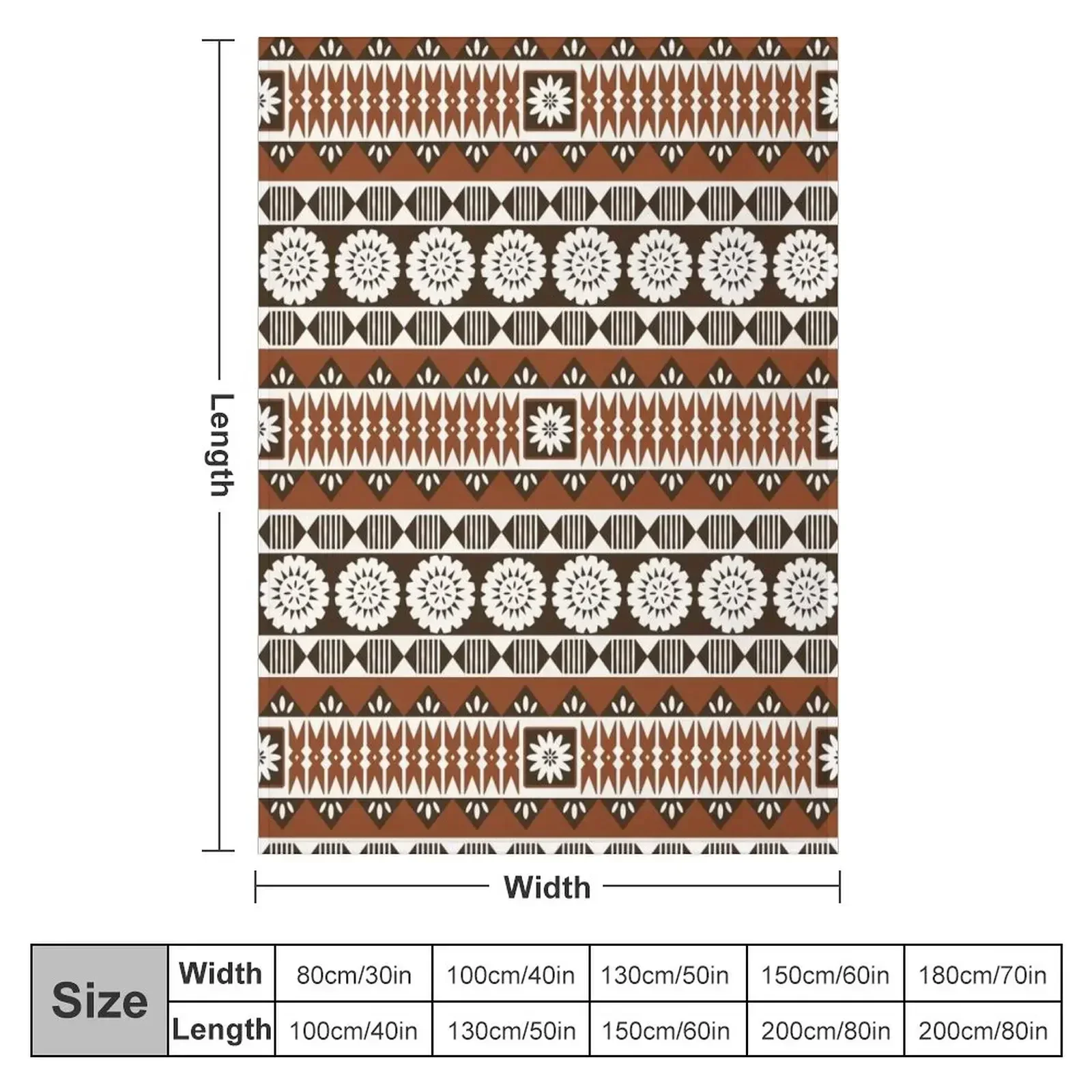 Fijian Masi 2 - Neutrals Throw - مراجعة Neutral Throw Blanket وسعره