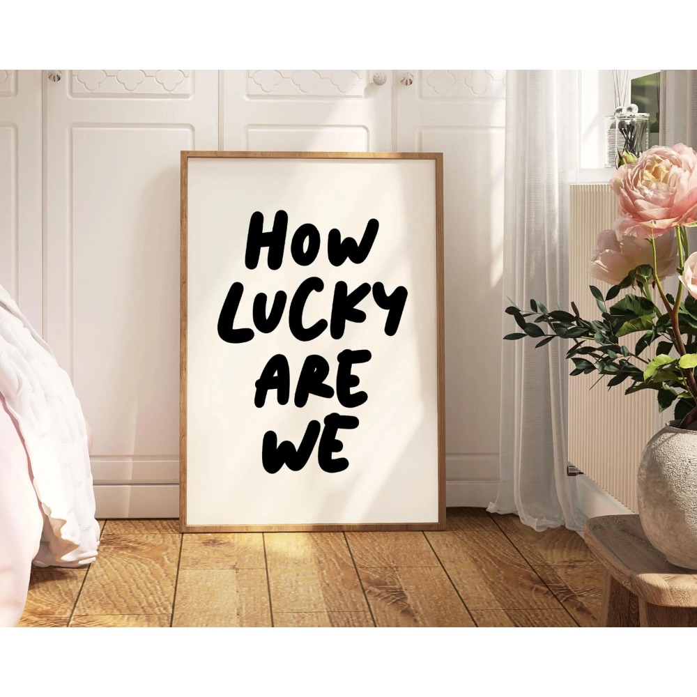 How Lucky Are We Pink Red Stri - مراجعة Home Decor How To وسعره