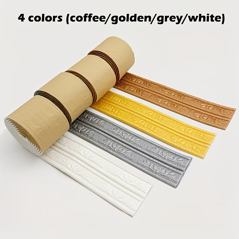 1roll 12cmx2.3m Self-adhesive  - مراجعة Home Decor Wall Molding وسعره