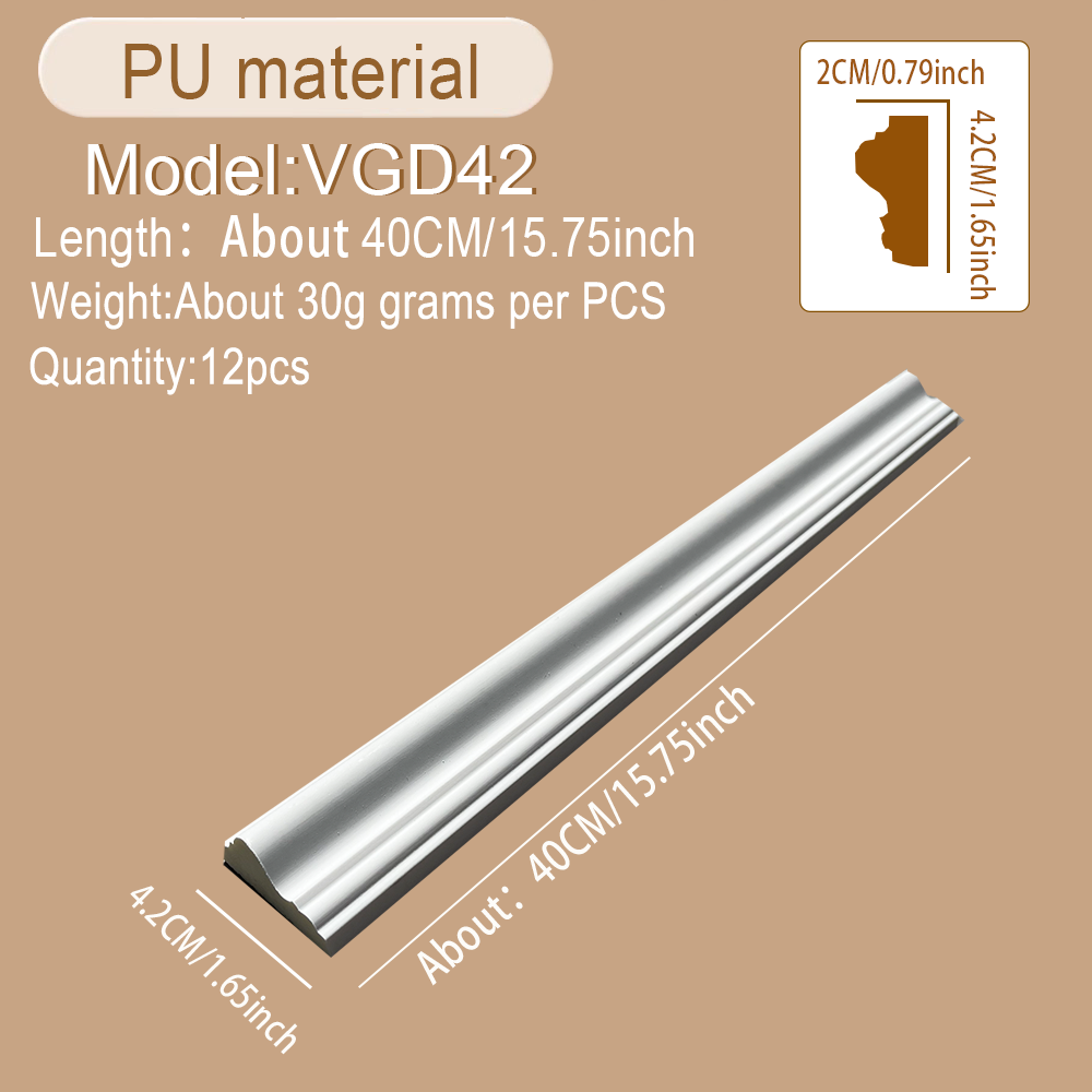 Polyurethane Imitation Plaster - مراجعة Home Decor Wall Molding وسعره