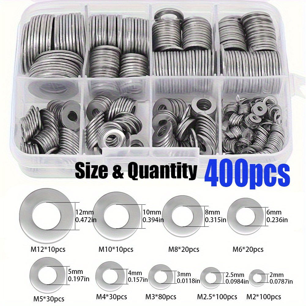 Stainless Steel Flat Washers F - مراجعة Home Decor Range وسعره