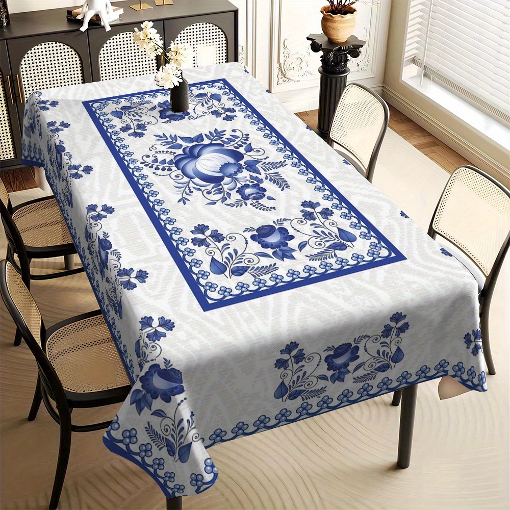 Country Style Square Tableclot - مراجعة Home Decor Inspo وسعره