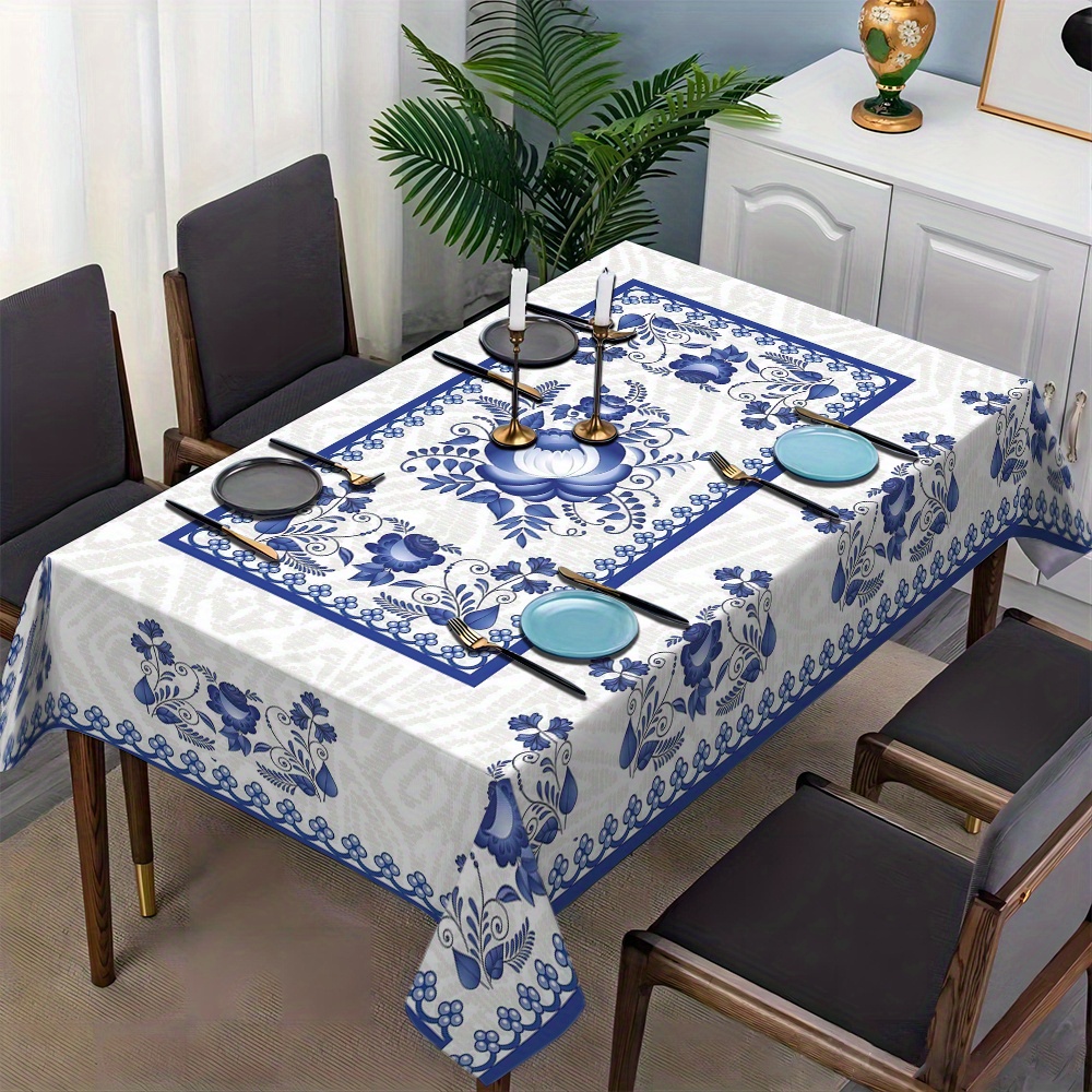 Country Style Square Tableclot - مراجعة Home Decor Inspo وسعره