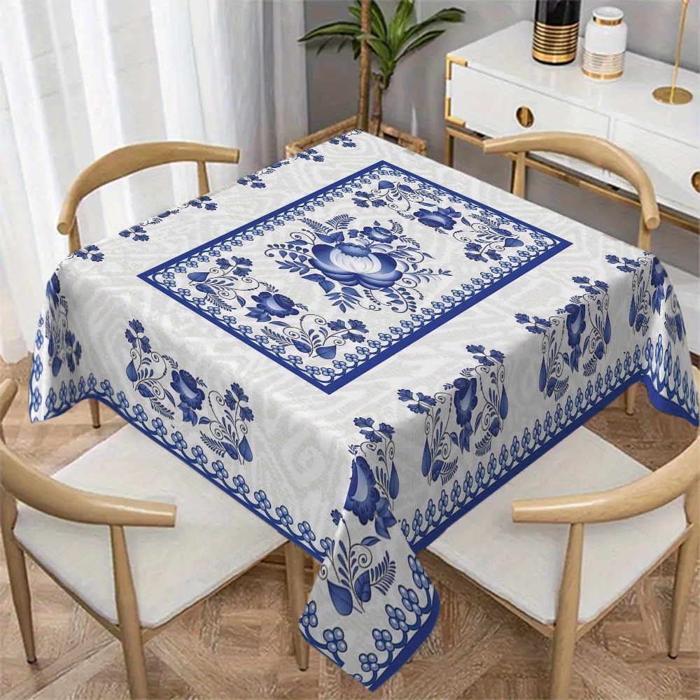 Country Style Square Tableclot - مراجعة Home Decor Inspo وسعره