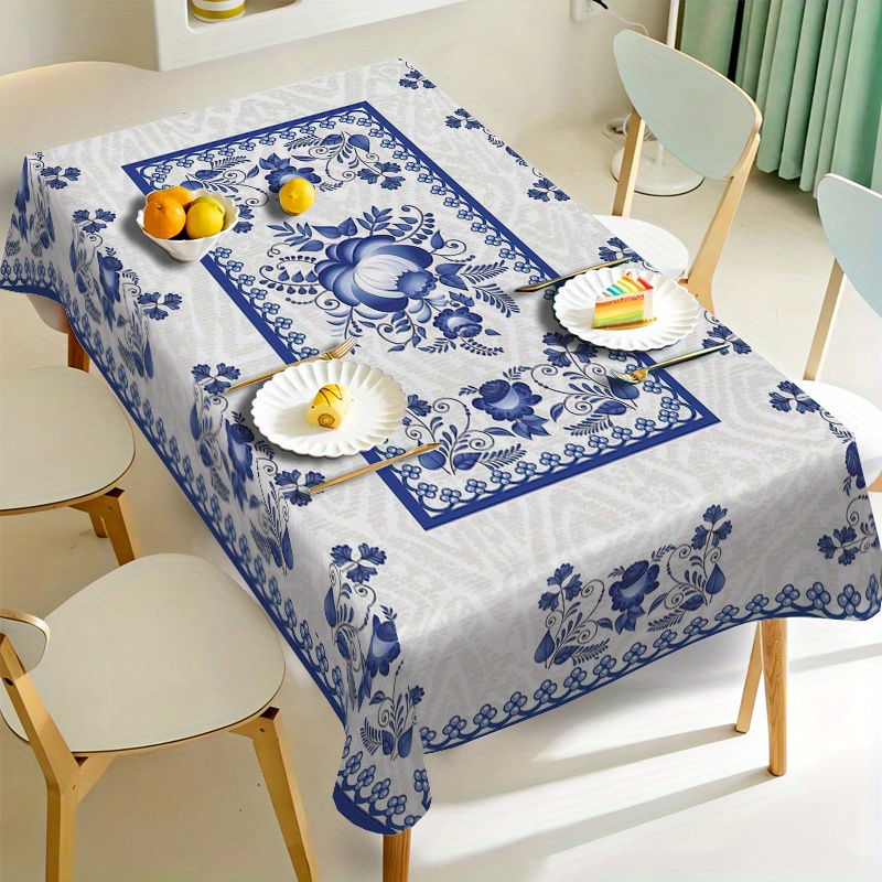 Country Style Square Tableclot - مراجعة Home Decor Inspo وسعره