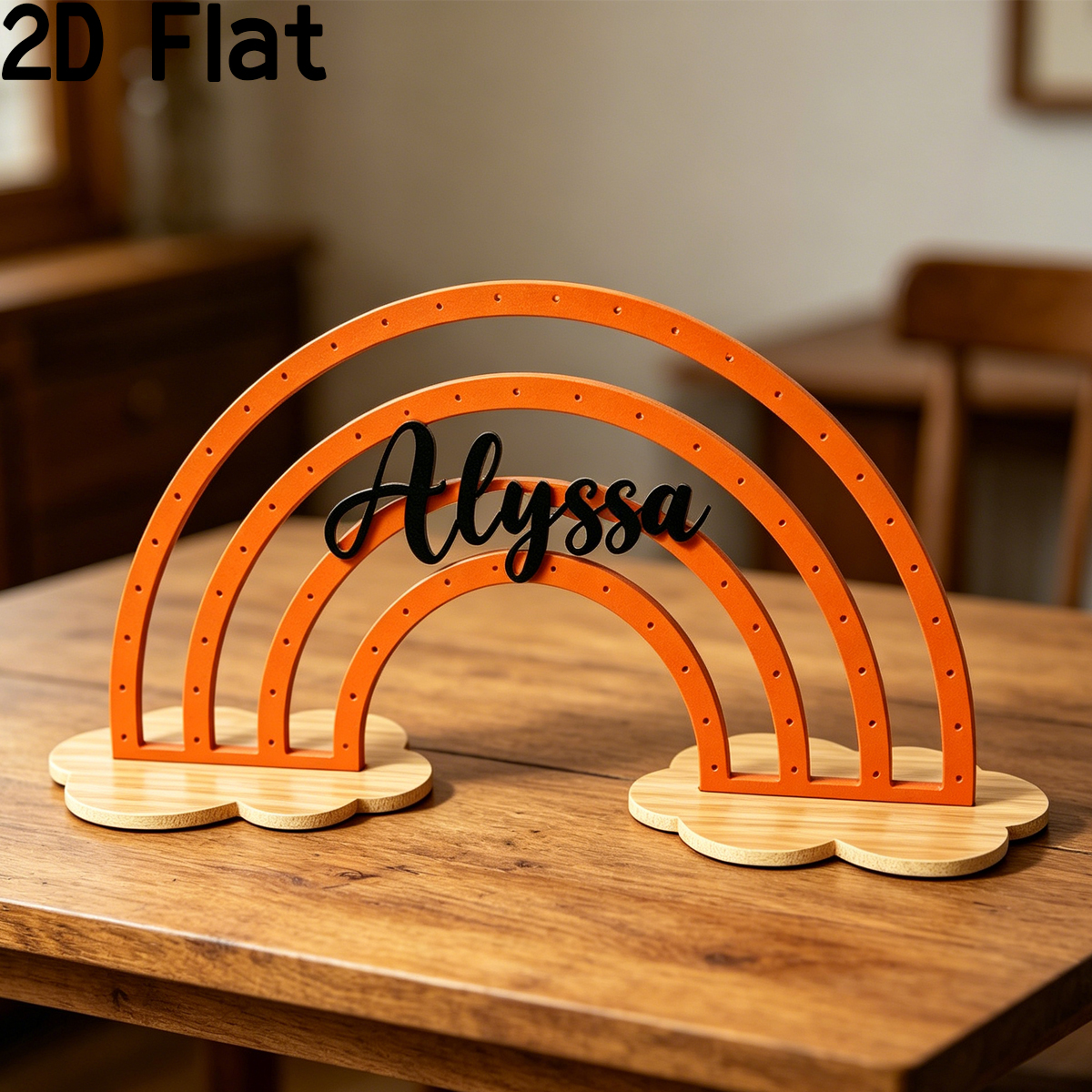 1pc Custom Nordic style Wood A - مراجعة Home Decor Organizer وسعره