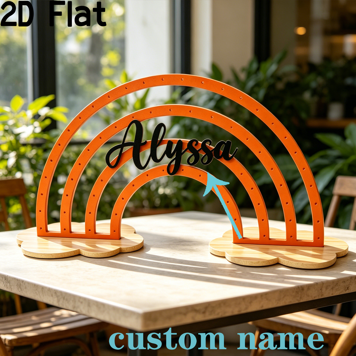1pc Custom Nordic style Wood A - مراجعة Home Decor Organizer وسعره