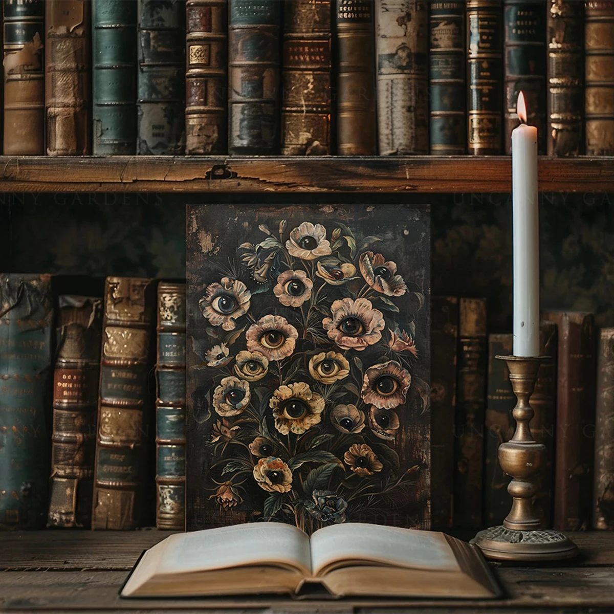 Victorian Gothic Floral Evil E - مراجعة Victory Home Decor وسعره