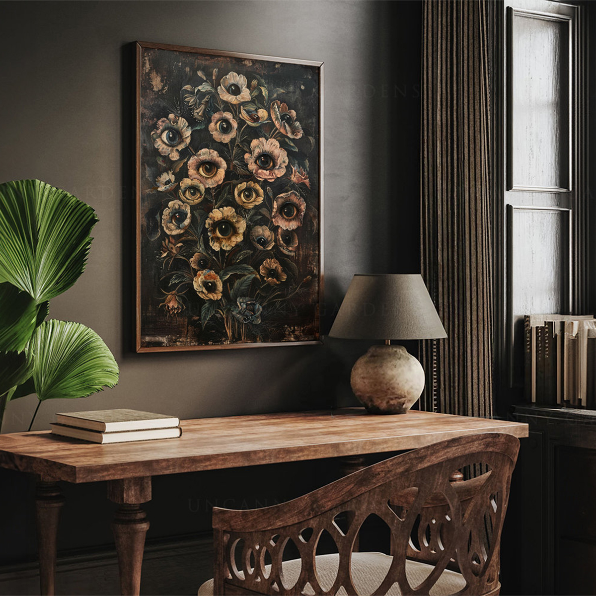 Victorian Gothic Floral Evil E - مراجعة Victory Home Decor وسعره