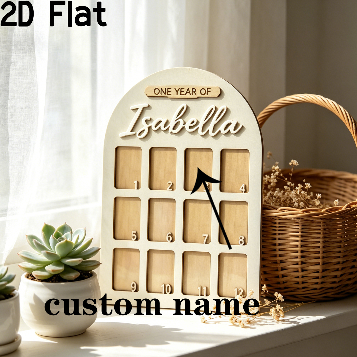 1Pc Custom Photo Record Board  - مراجعة Home Decor Inspo وسعره